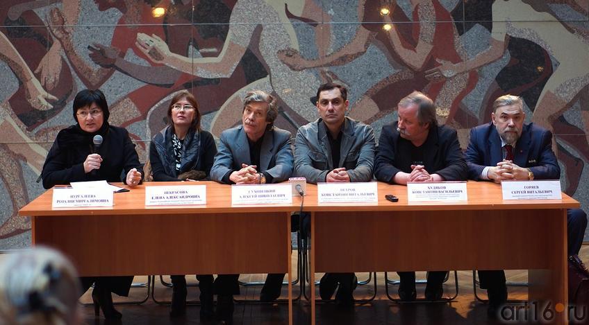 Фото №143420. Пресс-конференция перед открытием выставки «О, спорт! Ты —мир!»